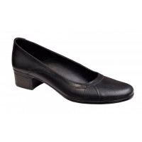 Pantofi dama casual din piele naturala Negru BOX STD32N